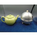 Vintage sadler teapot and with metal warmer