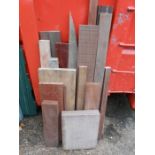 Quantity of hardwood including Sapele, Oak and Iroko