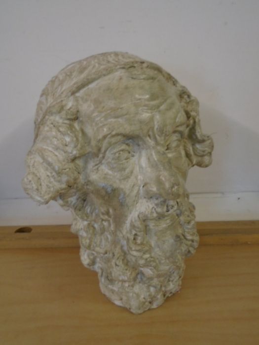Georgian plaster roman head - Image 2 of 4