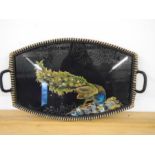 Peacock tray c1930-40s's