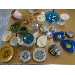 Sylvac, Denby, Holkham pottery Palissy- box of mixed china items
