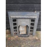 Cast iron fire surround