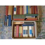 vintage books- 2 boxes of and 3 boxes of readers digest books