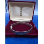 Silver bangle 19gms