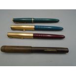 3 Parker pens and 1 other