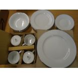 20 piece Royal Worcester dinner set 'classic platinum' boxed and unused