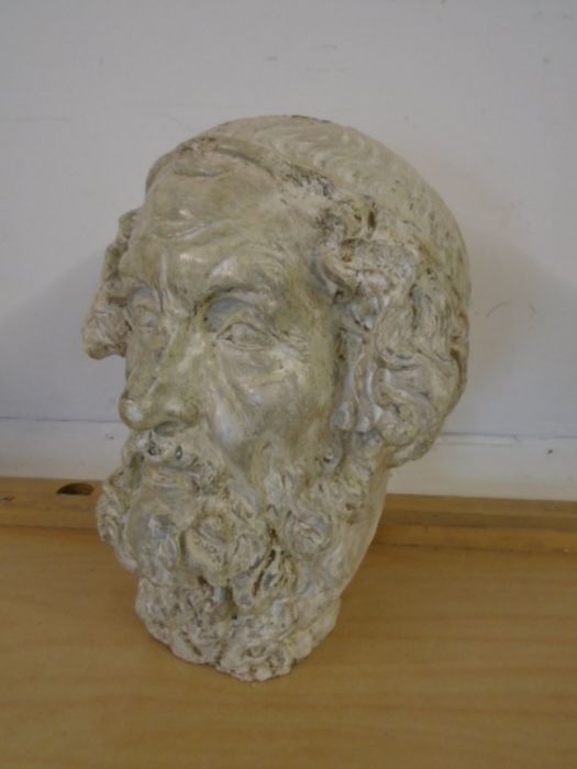 Georgian plaster roman head