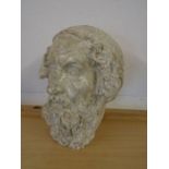Georgian plaster roman head