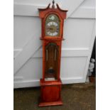 C. Wood & Son modern long case clock H178cm