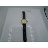 A Thomas Earnshaw Jumping hour regulator -8045 (Automatic) with leather strap some slight wear to