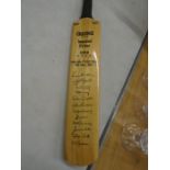 Gradidge 1953 The Oval cricket bat (17") souvenier