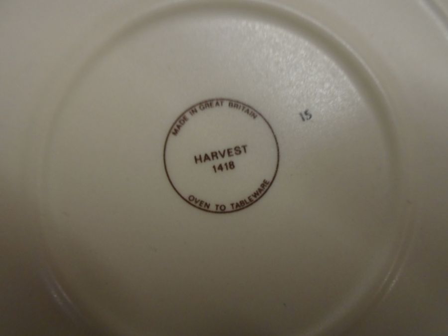 'Harvest' dinner for 4 set and a white part dinner set (trade winds) - Image 2 of 5