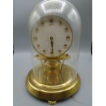 Kaiser dome clock with globe pendulum