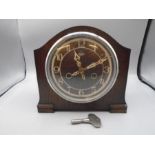 Smiths of Enfield mantel clock with key
