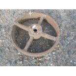 Cast iron wheel D31cm