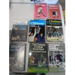 Chelsea football club books and 2 other football books