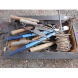 Quantity of tools etc including shears