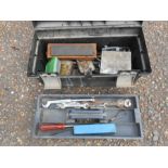 Tool box with tools