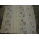 Large bedspread with floral pattern from dunelm mill, double or possibly king