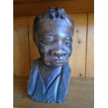 African woman bust