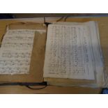 Binder of sheet music including sweet may- muscat 19th century