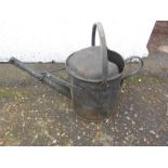 Galvanised watering can