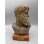 small bust of Posiedon