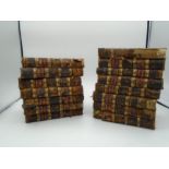 A set of 15 books, Life and works of William Cowper by Robert Southey . Marbled boards some a/f
