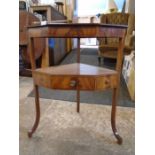 Georgian Mahogany Corner Washstand 32 inches tall 17 deep 26 wide at widest point