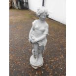 Concrete garden statue H67cm