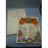 Picture Books (2) Shell-Mex and BP Limited Royal Progress 1953 and George VI coronation book