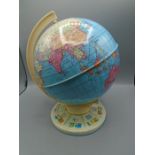 vintage chad valley tin globe