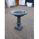 Resin bird bath H69cm approx