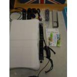 Wii fit balance board, game and accessories