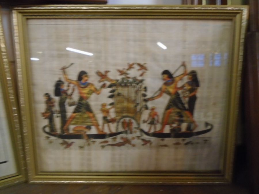 9 Egyptian prints in various sizes - Image 5 of 6