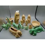 Sylvac dog and cat figurines etc to incl numbers 2951, 2930,2950, 3137, 3187, 477, 2025, 1123 (