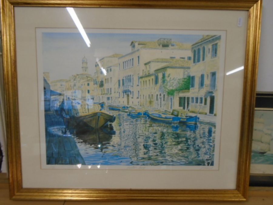 Michael Woods limited edition print of Venice ' Venetion Burge'