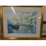 Michael Woods limited edition print of Venice ' Venetion Burge'