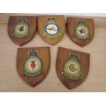 5 R.A.F squadron plaques