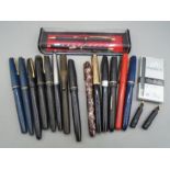 Parker fountain pens and others