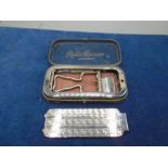 Rolls Razor, silver plated boxed vintage razor