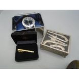 Voyage watch, cufflinks in a jewellery box