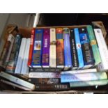 5 boxes of books