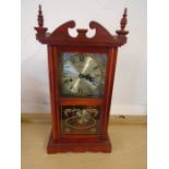 Wood case clock