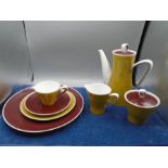 Narumi art deco style coffee service for 6