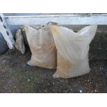 2 bags of rough sand