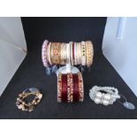 costume jewellery surplus stock from local jewellers, all new and unworn to include bracelets