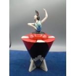 Lorna Bailey art ware Lolita lidded pot limited ed