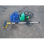 Gardenline pressure washer and brush etc from house clearance