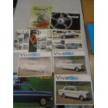 Collection of Vauxhall motor car brochures